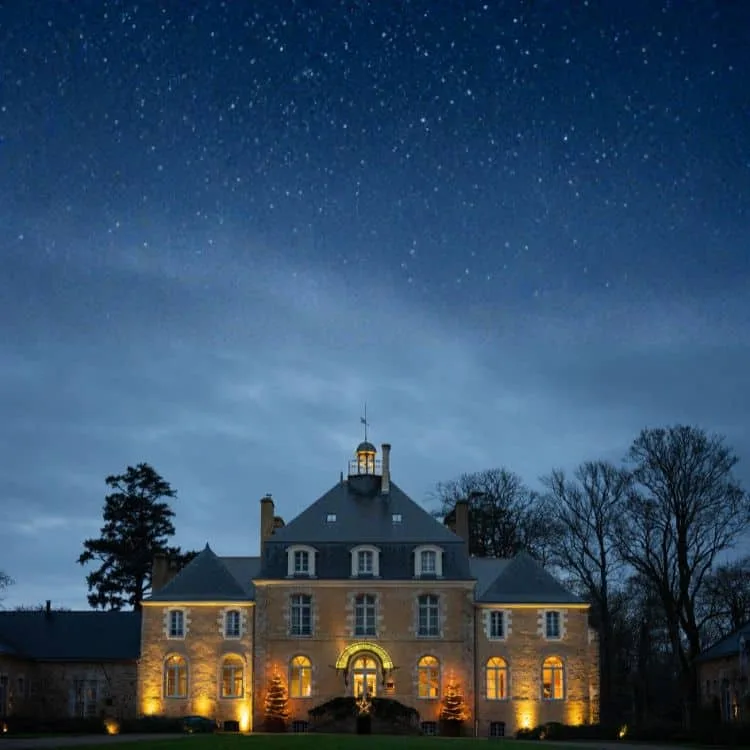 Domaine Le Mezo durante la temporada festiva