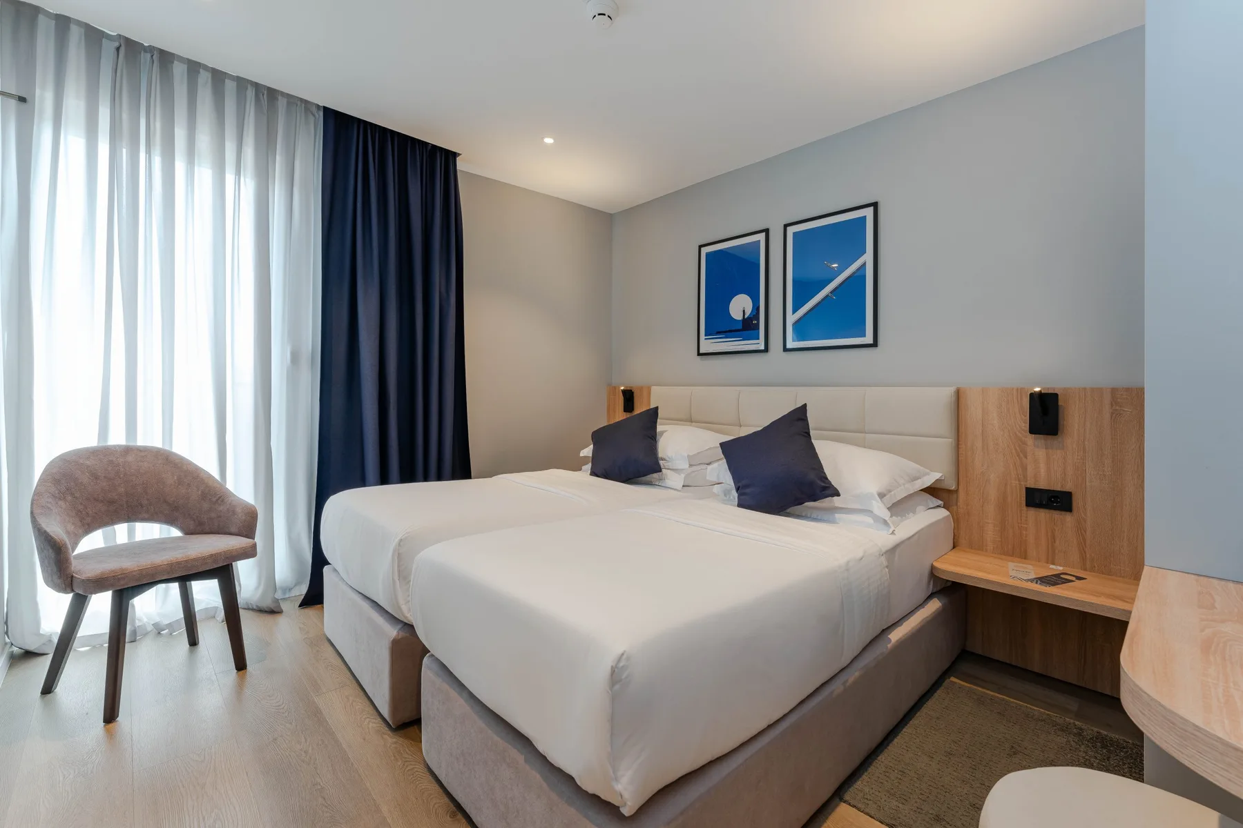 Habitación deluxe con dos camas individuales