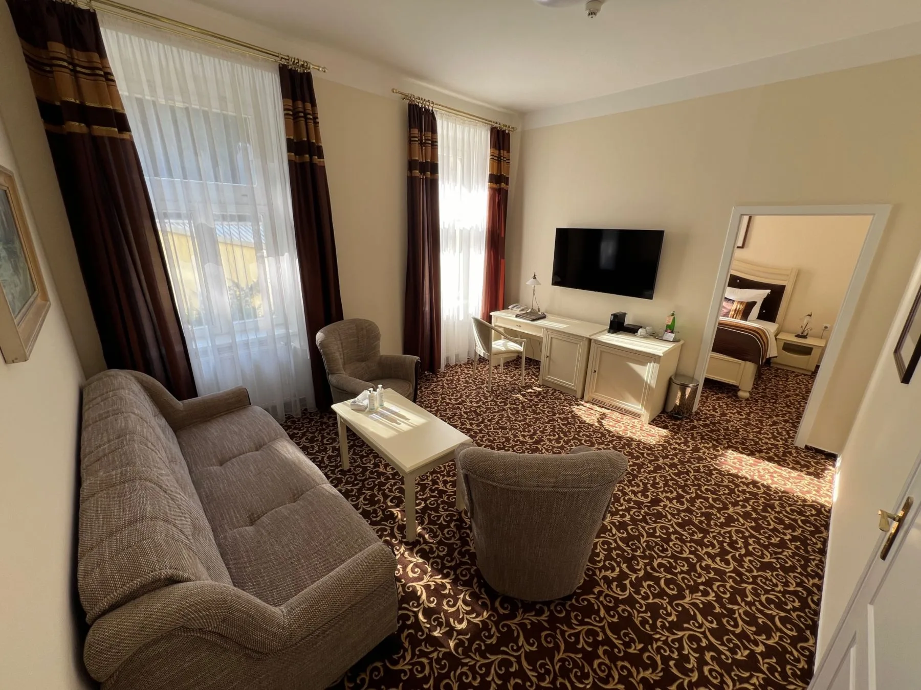Living room in the Skalník apartment