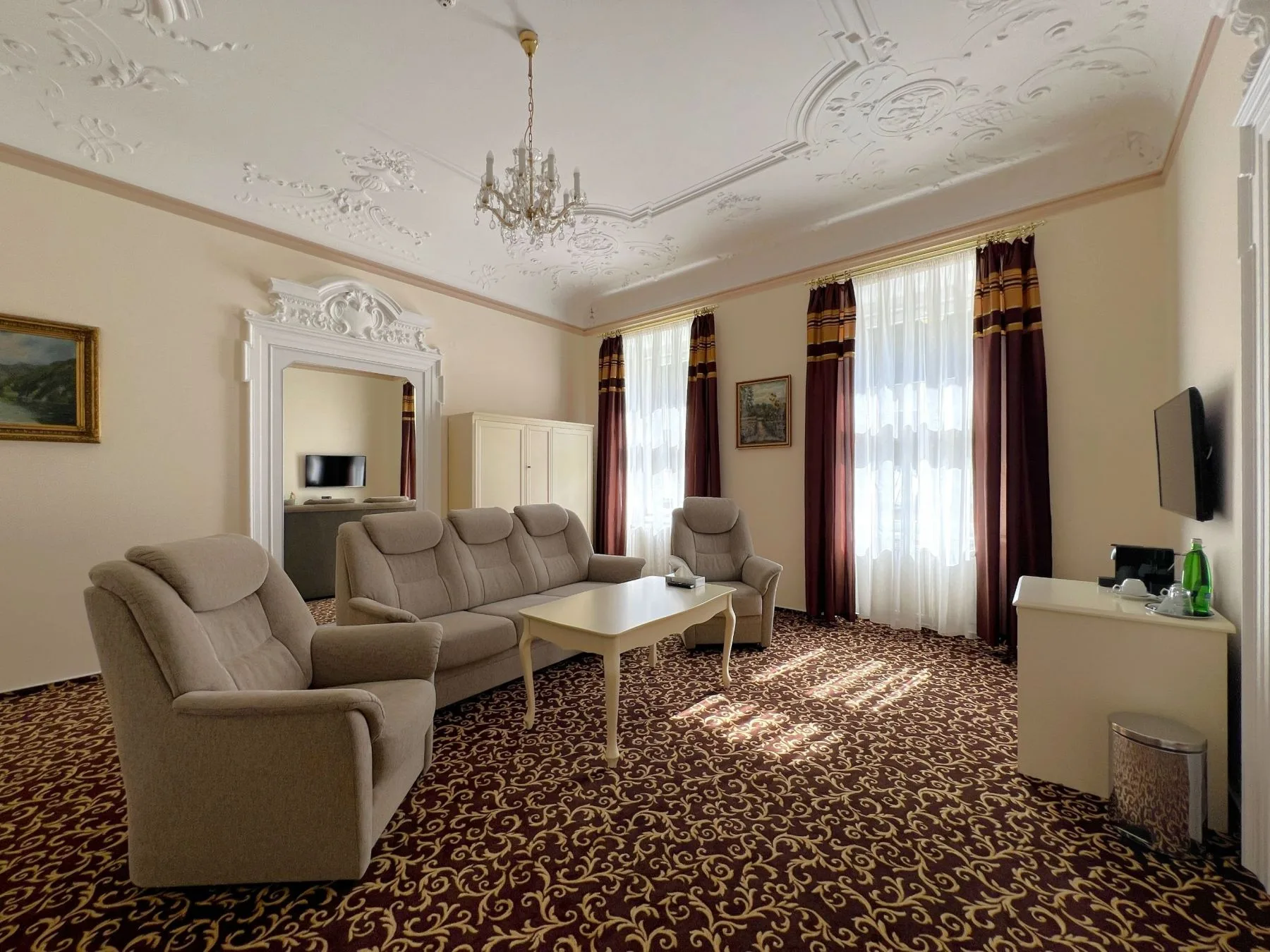 Living room in an apartment