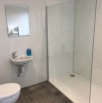 Downstairs bathroom, described as disabled friendly