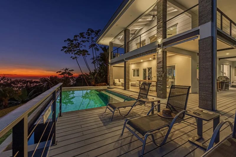 Luxury 3BR Rainforest Villa w/ Oceanview Pool