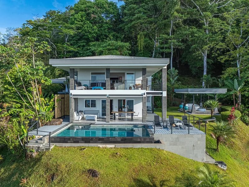 Luxury 3BR Rainforest Villa w/ Oceanview Pool
