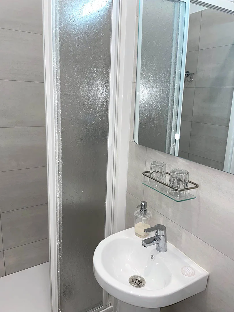 Twin room with private bathroom
