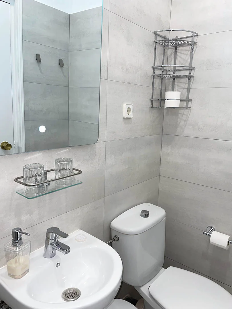 Twin room with private bathroom