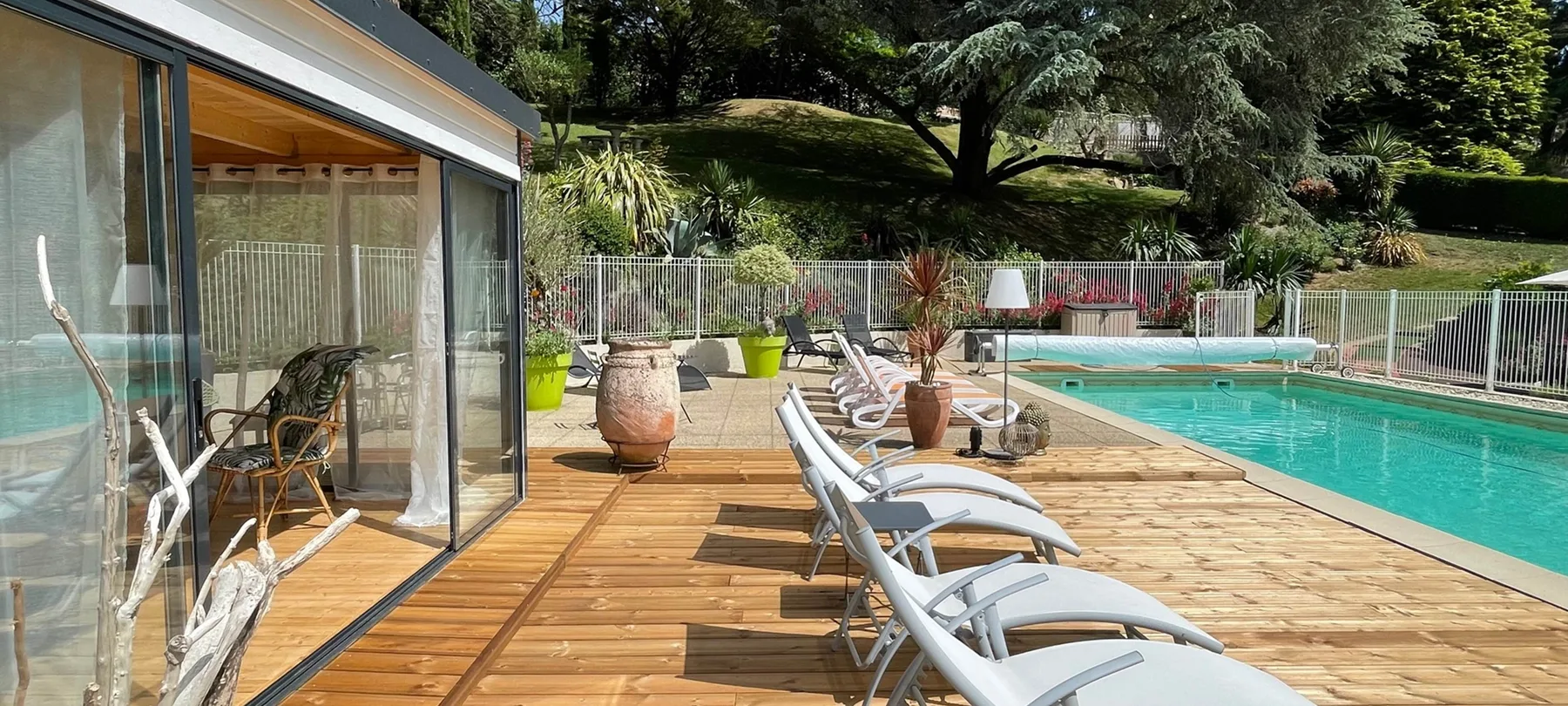 12-metre pool area