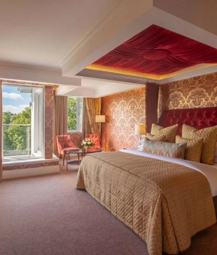 Bridal suite bedroom.