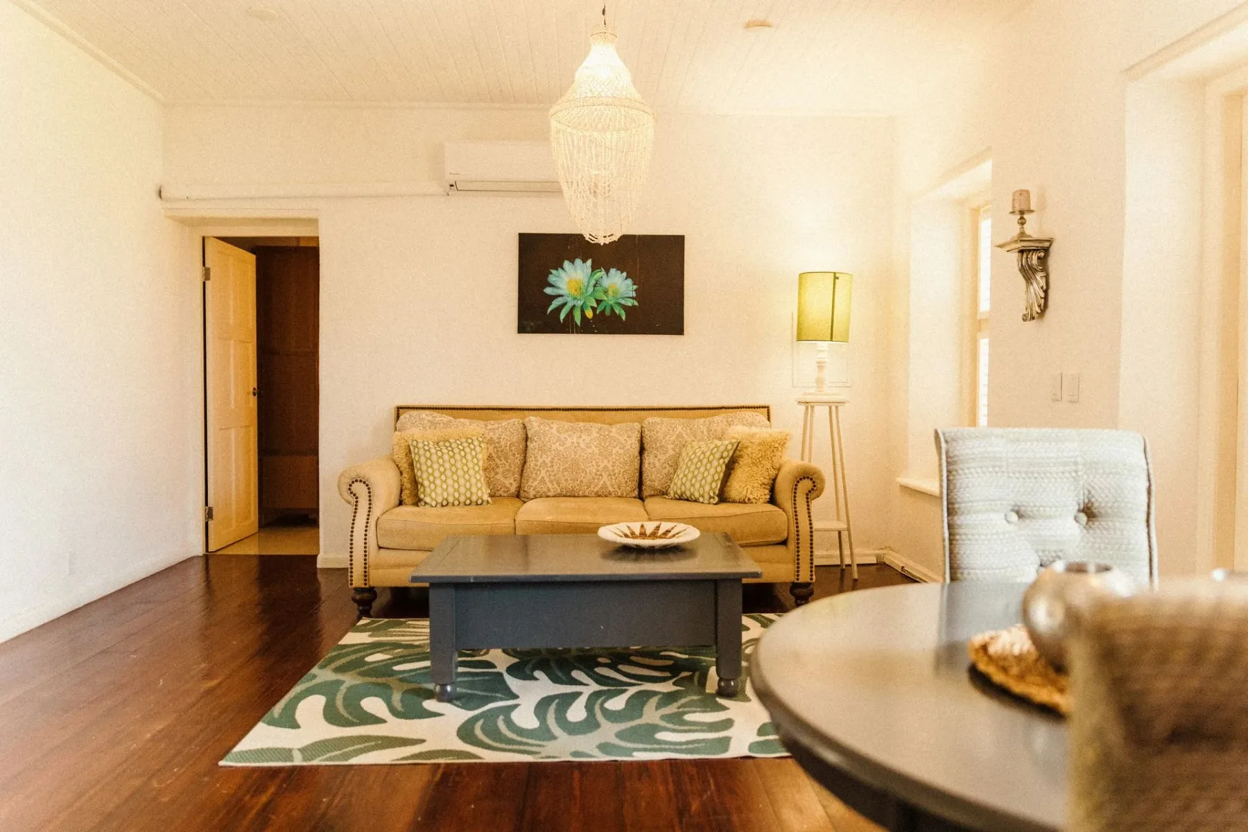 Interior de un apartamento de dos dormitorios.