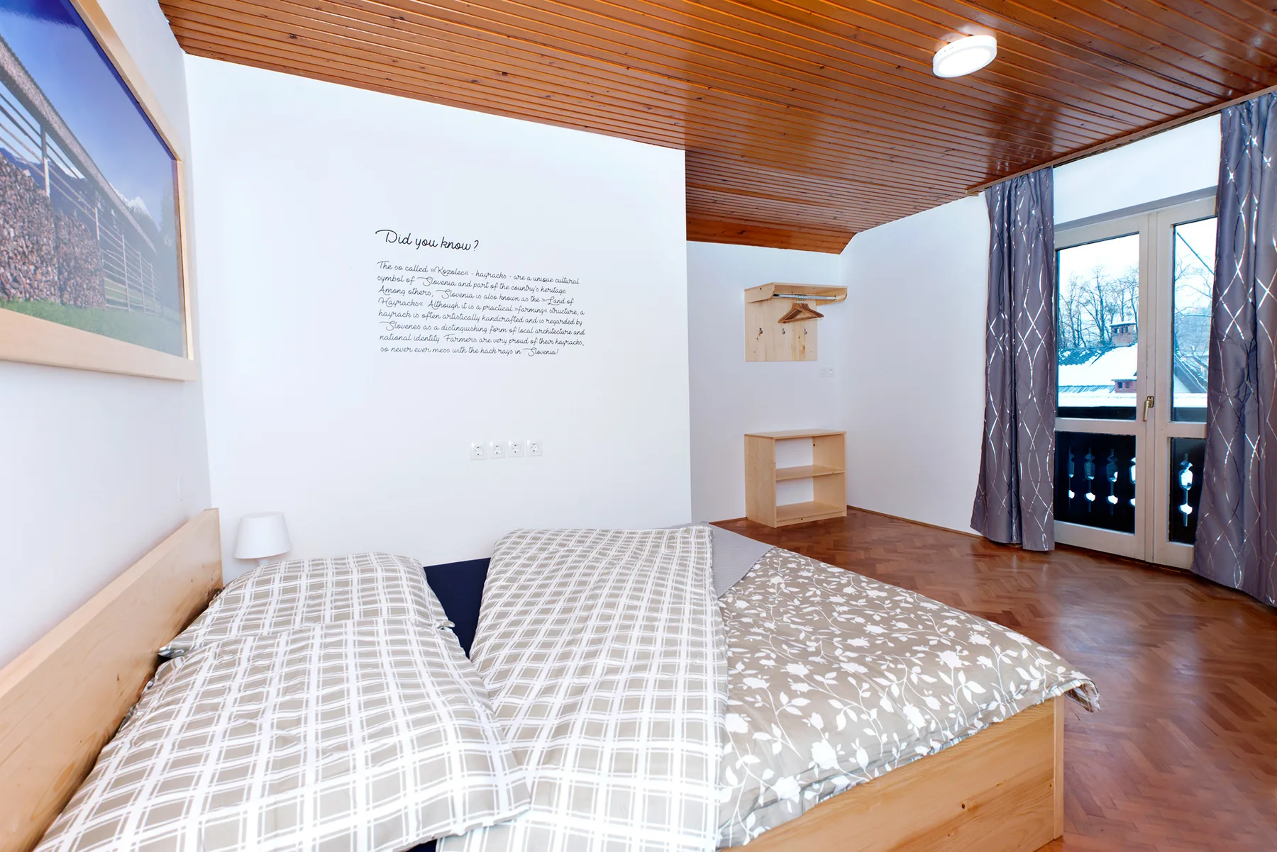 Habitación doble con vistas al castillo y balcón