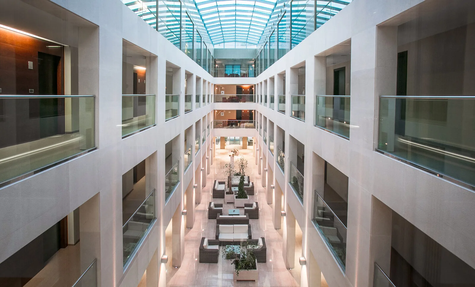 Atrio del hotel
