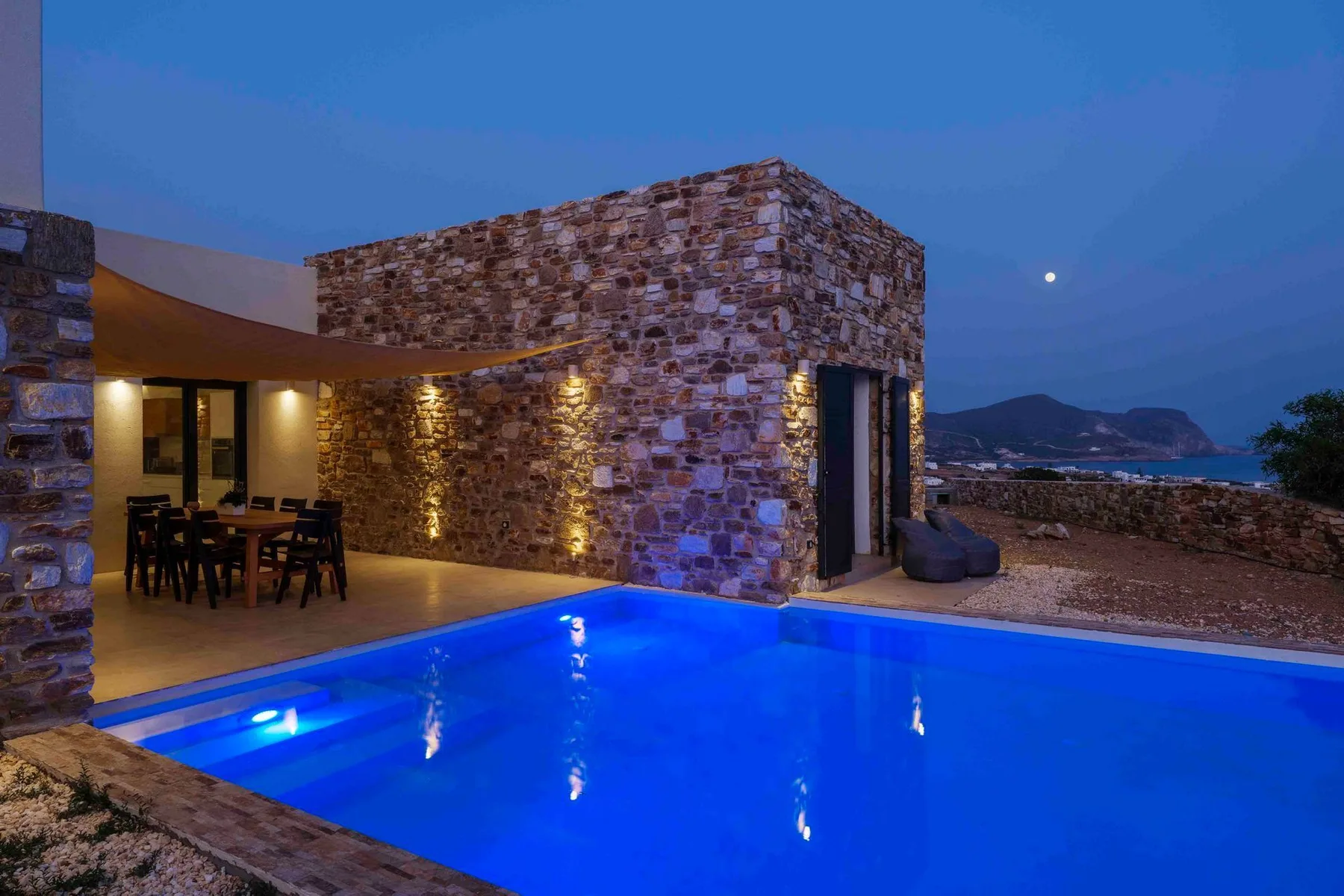 Antiparos luxury villa Pnoe in Saint George - 14