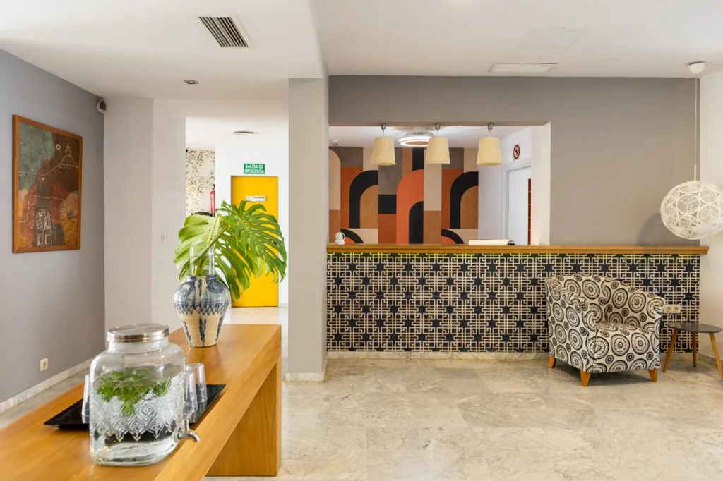 Espacio compartido del hotel