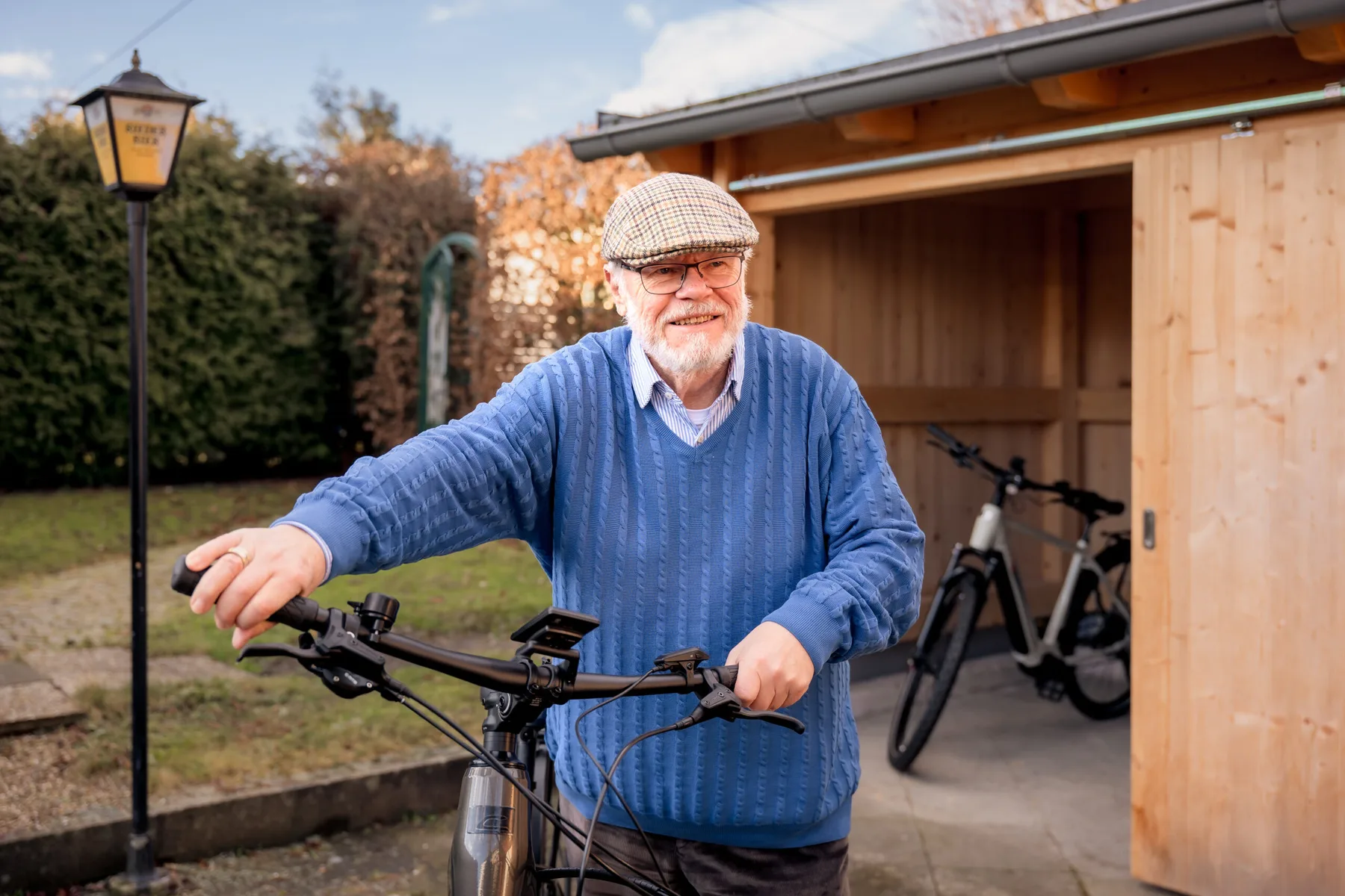 Covered bicycle storage