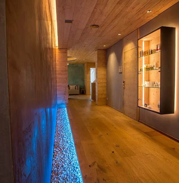 Hotel wellness area