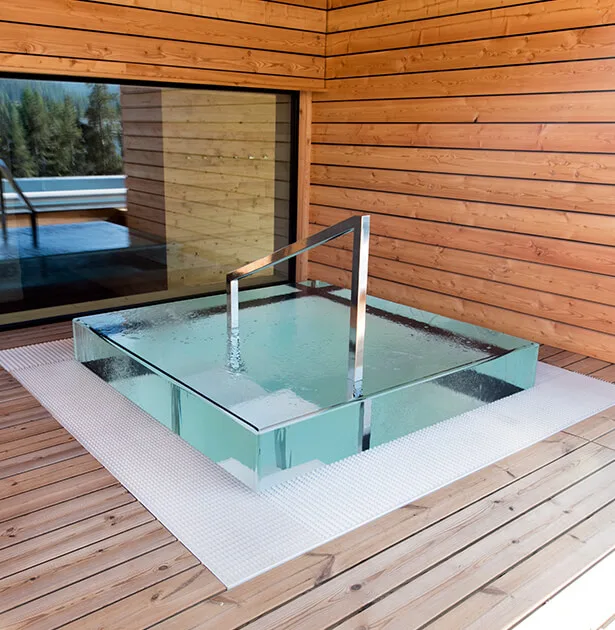 Hotel wellness area
