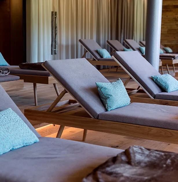 Hotel wellness area
