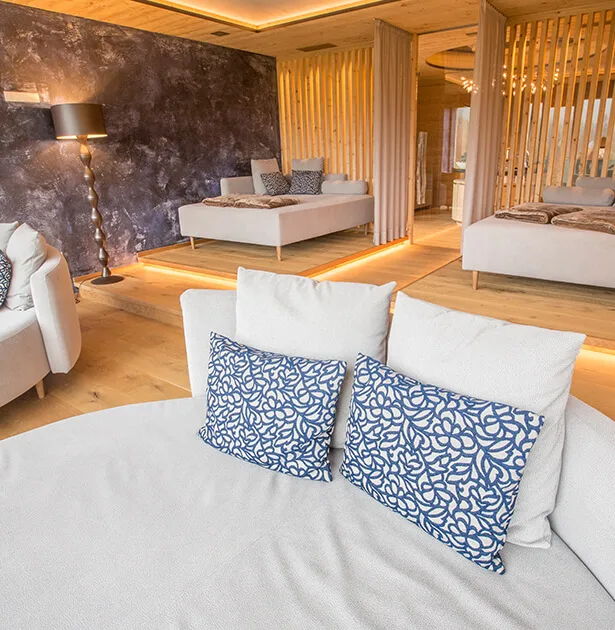 Hotel wellness area