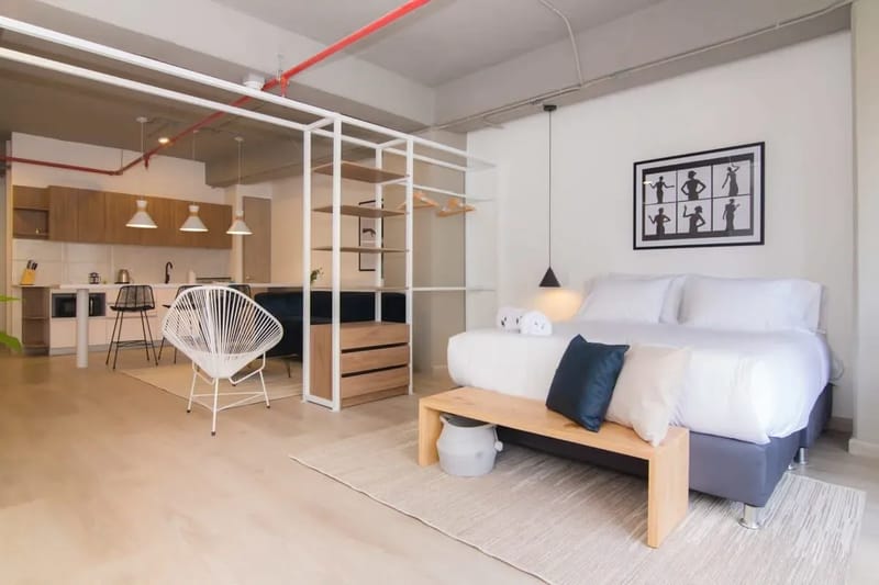 Airy Loft in Laureles w/ AC