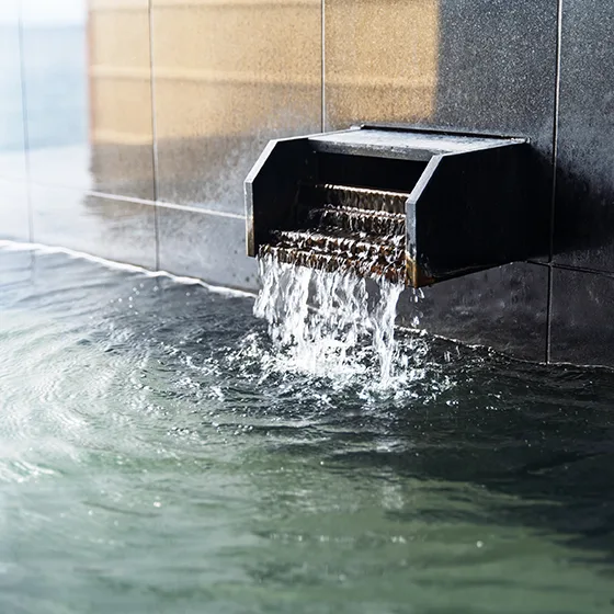 Hotel hot spring bath