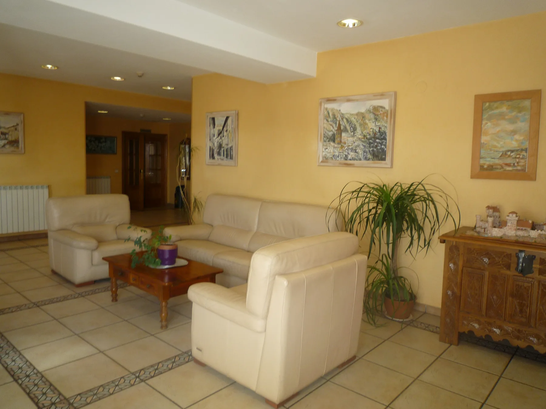 Sala de espera del hotel