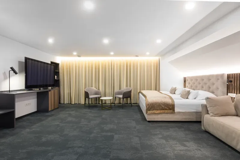 Deluxe double room with an extra bed
