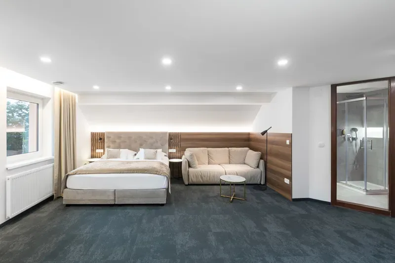 Deluxe double room with an extra bed
