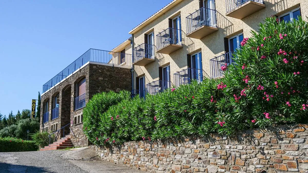 Hotel on the heights of Collioure