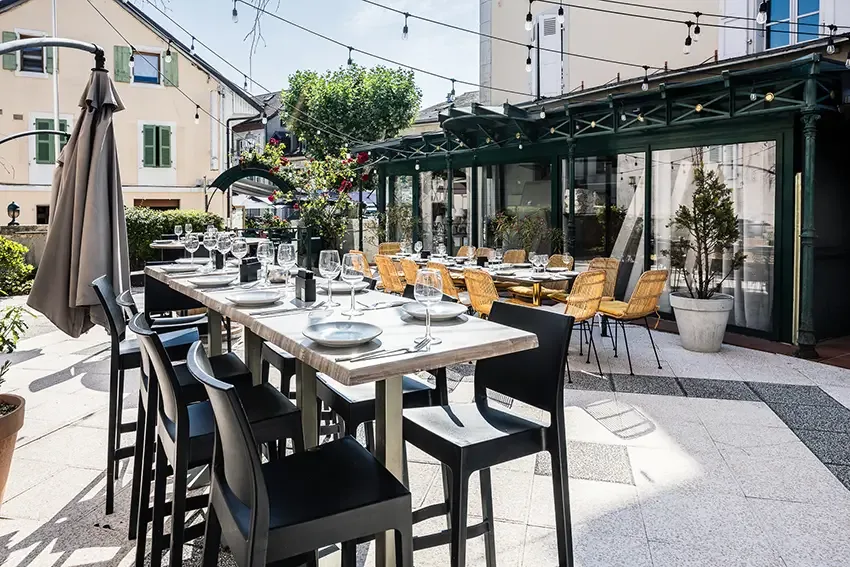 Hotel terrace