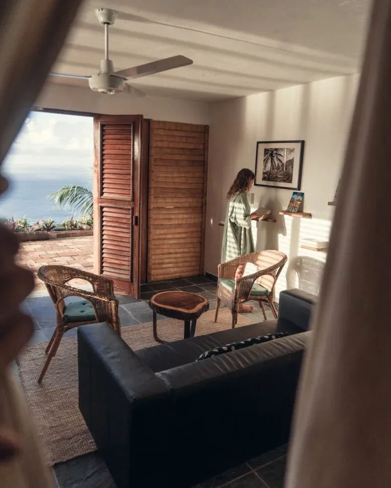 Habitación en el Hotel Cocuyo, Samaná