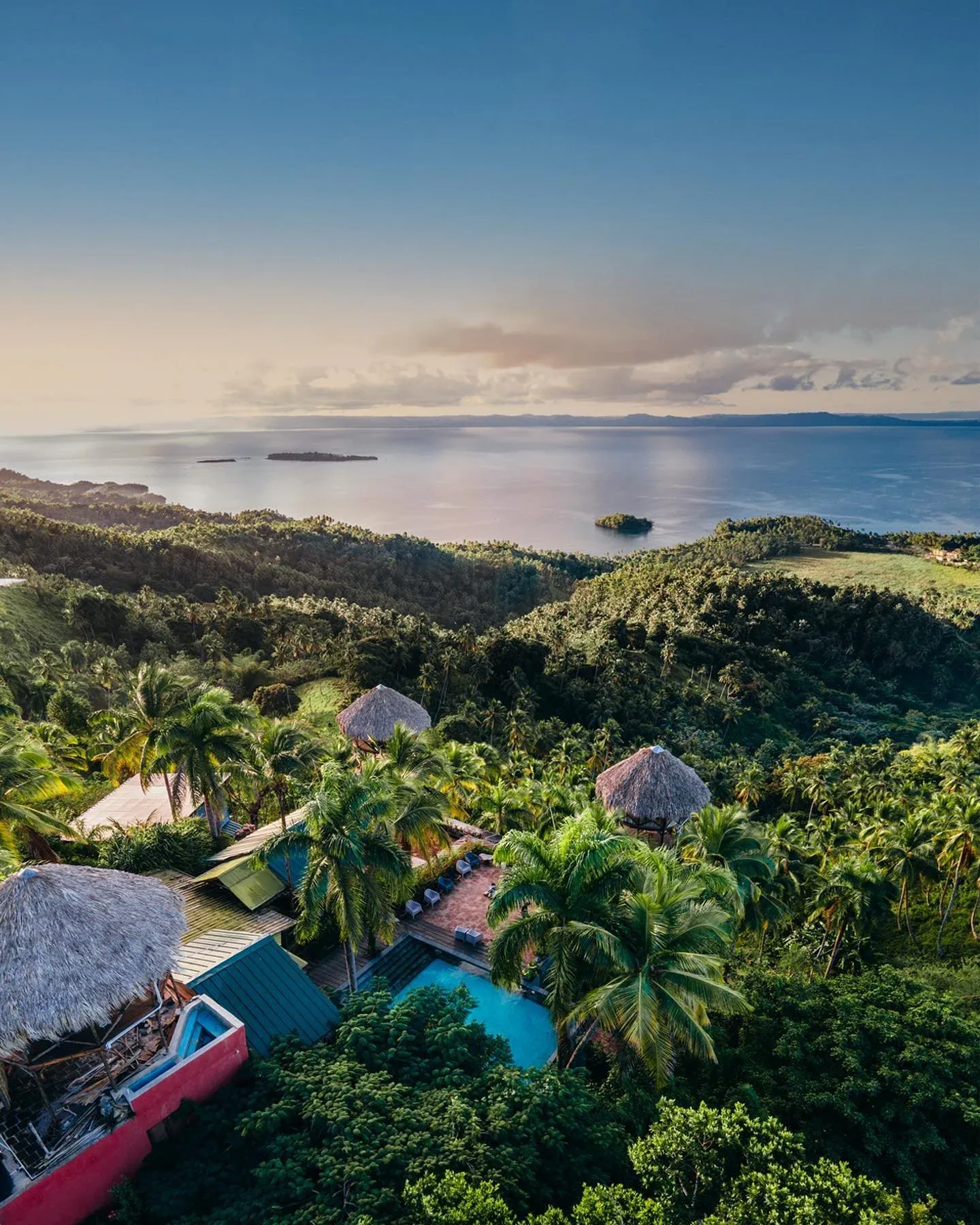 Vista del Hotel Cocuyo en Samaná