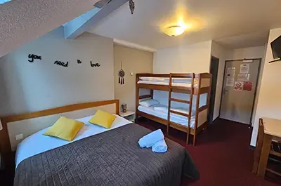Quadruple room, room 205 Belles Sayettes