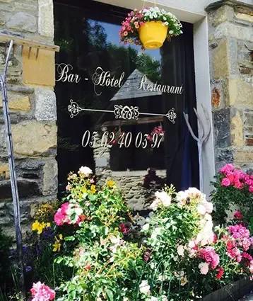 Stone facade of the Auberge de Germ