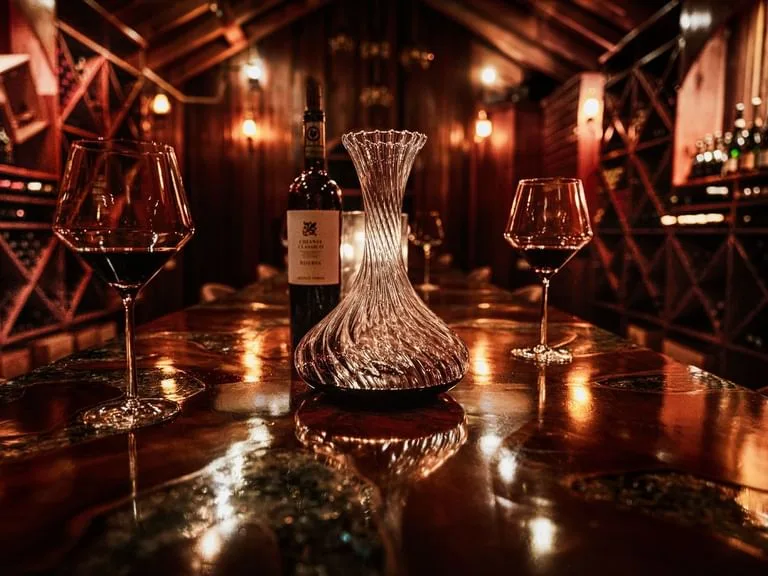 Wine display at The Wine Room