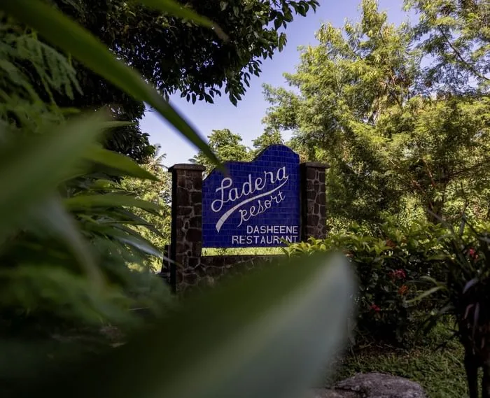 Ladera Resort entrance sign
