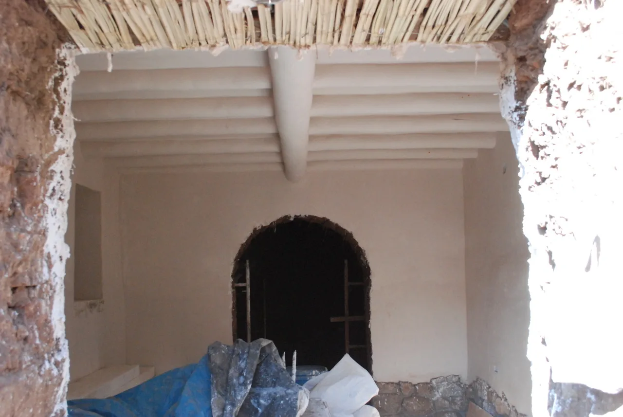 Restauración del patio colonial de Antigua Casona San Blas.