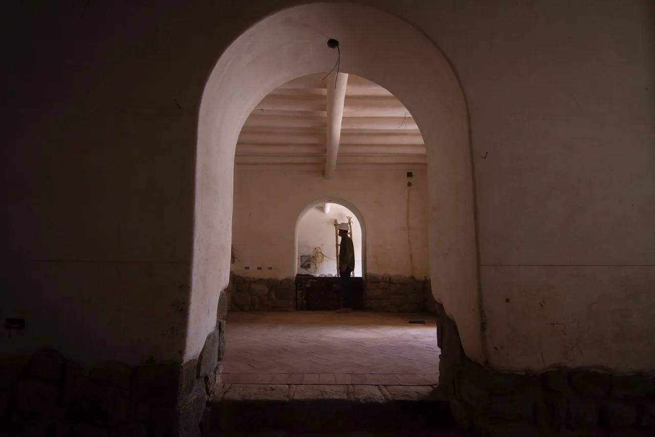 Restauración del patio colonial de Antigua Casona San Blas.