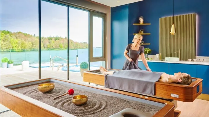 Sala de tratamientos del spa.