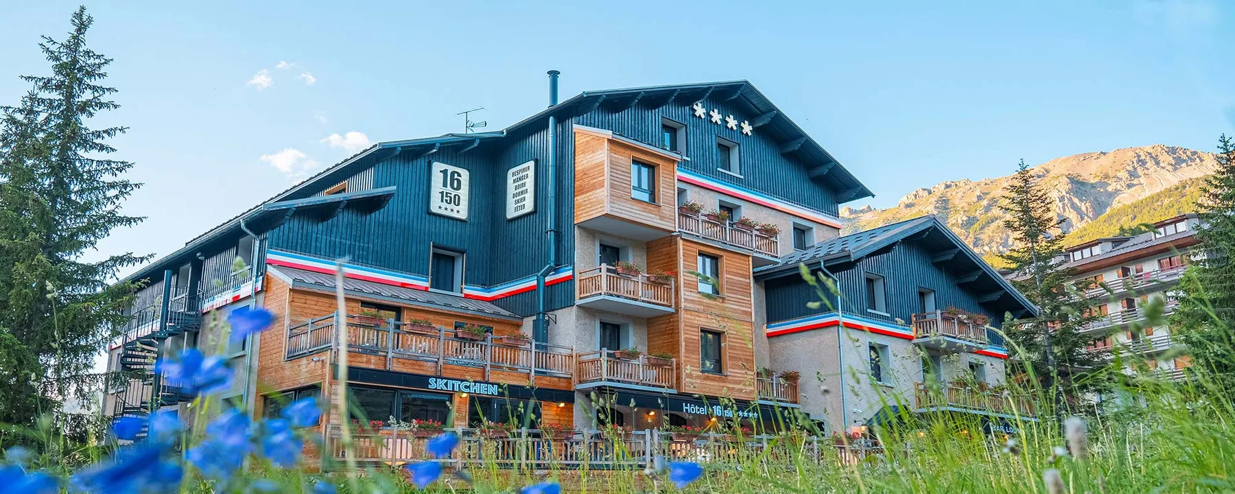 Hotel in summer