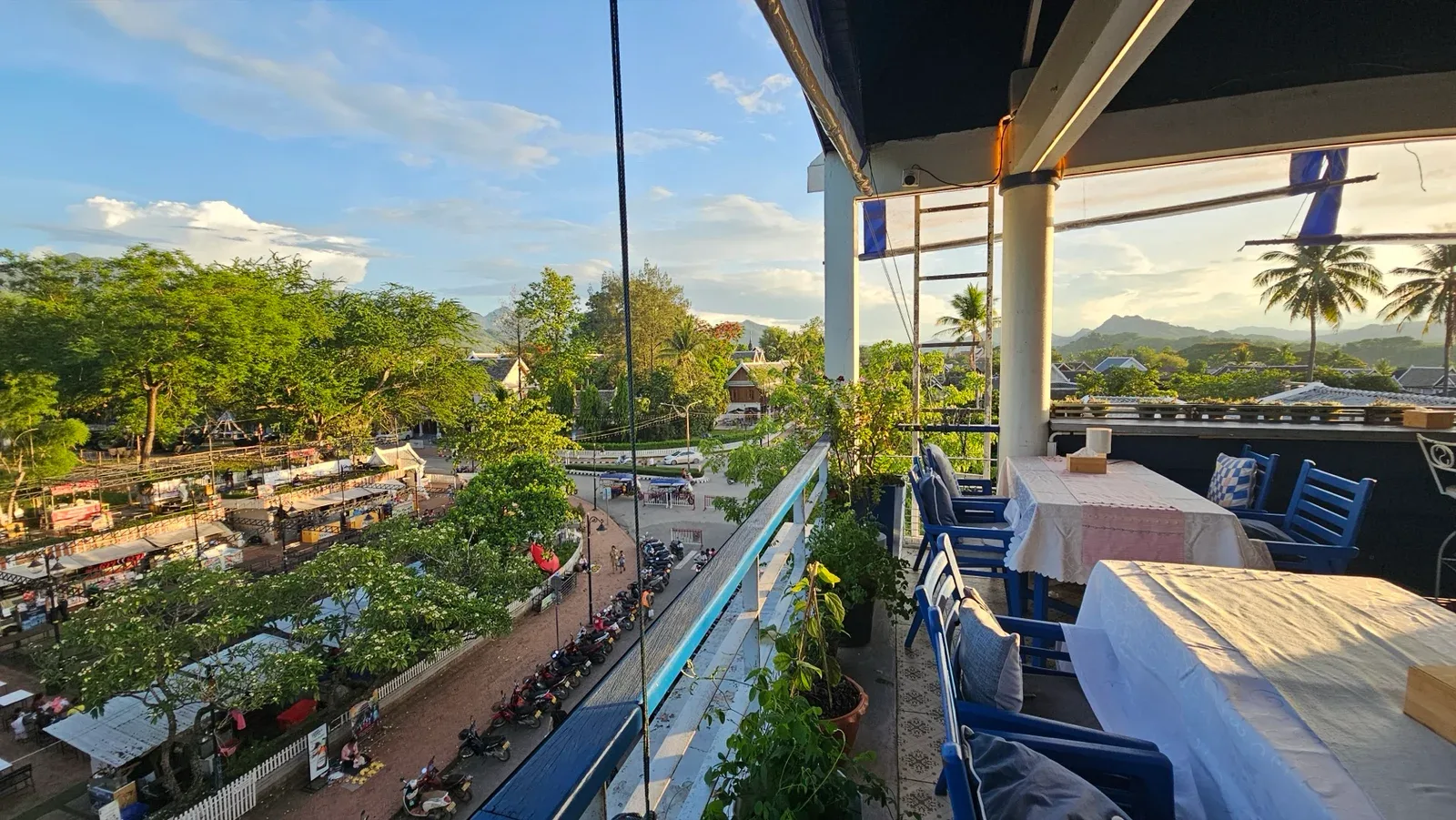 Indigo Café rooftop terrace