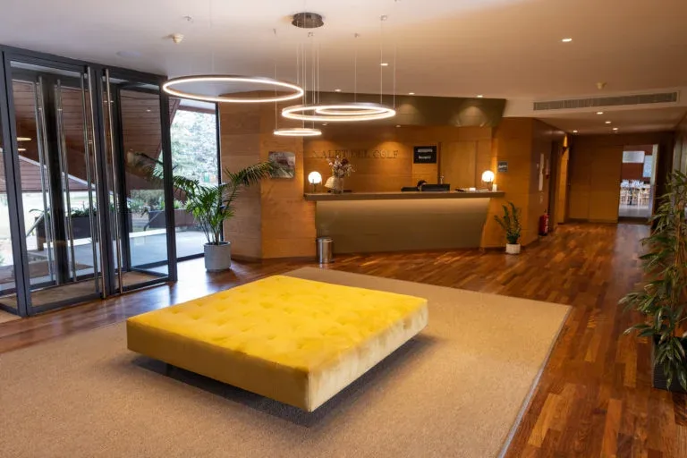 Recepción del hotel