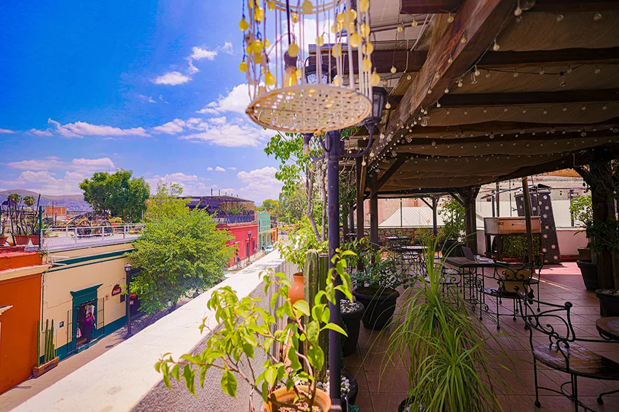 Hotel terrace