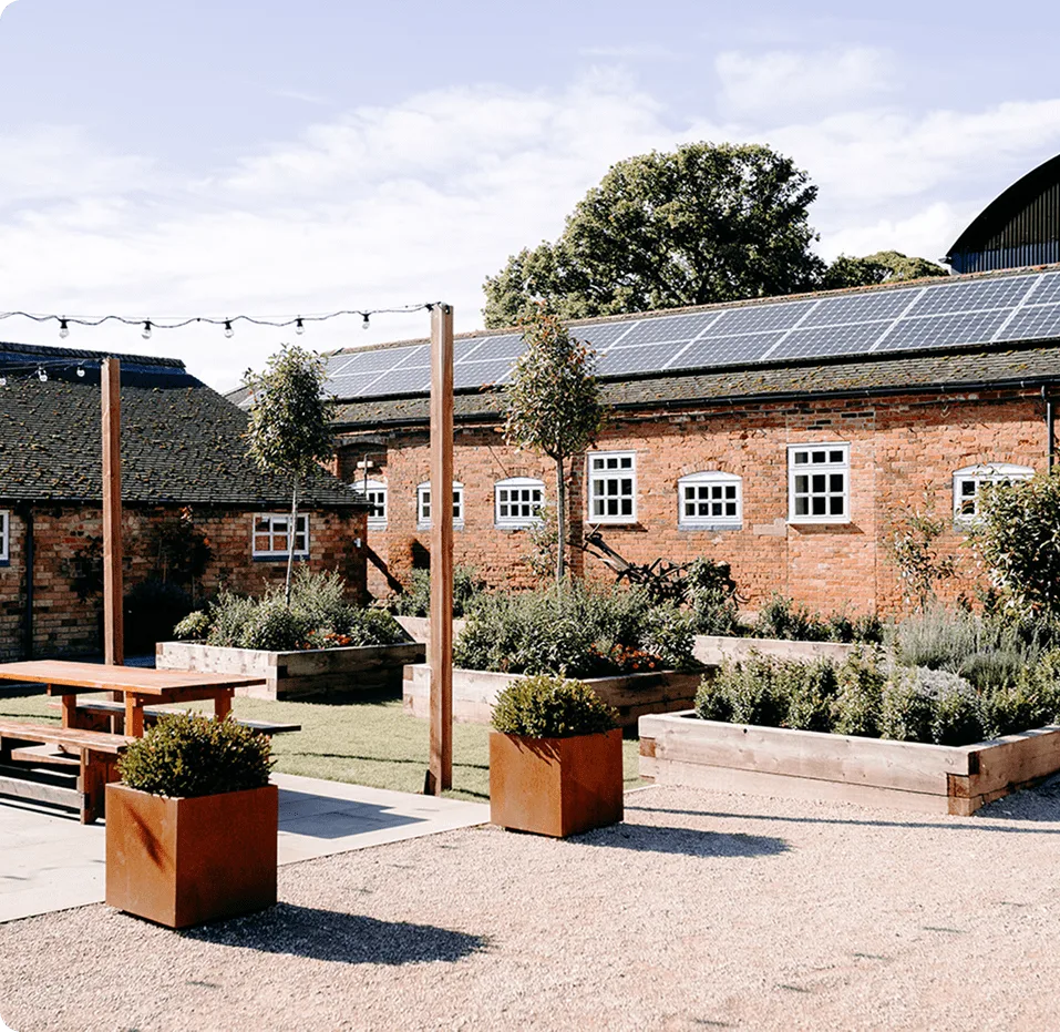 Espacio para bodas en las Midlands Orientales
