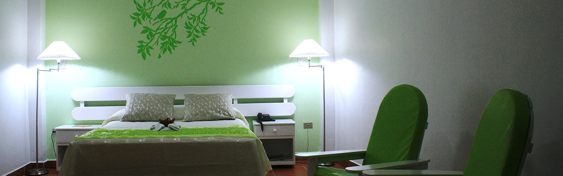 Hotel room interior