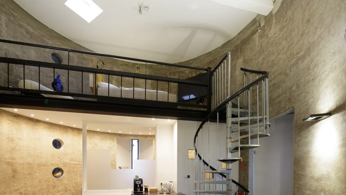 Loft bovenin de Watertoren