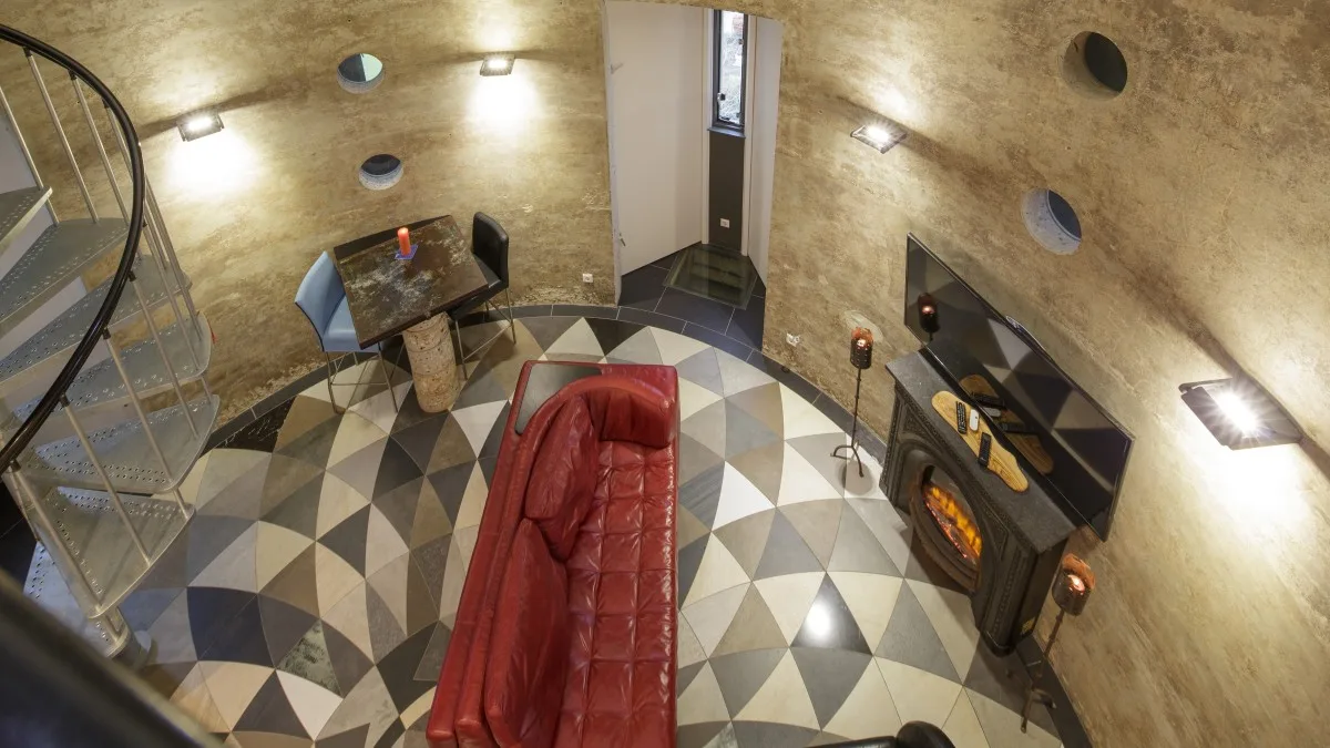 Loft bovenin de Watertoren