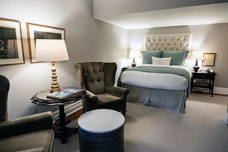 Main House room with queen bed, third floor