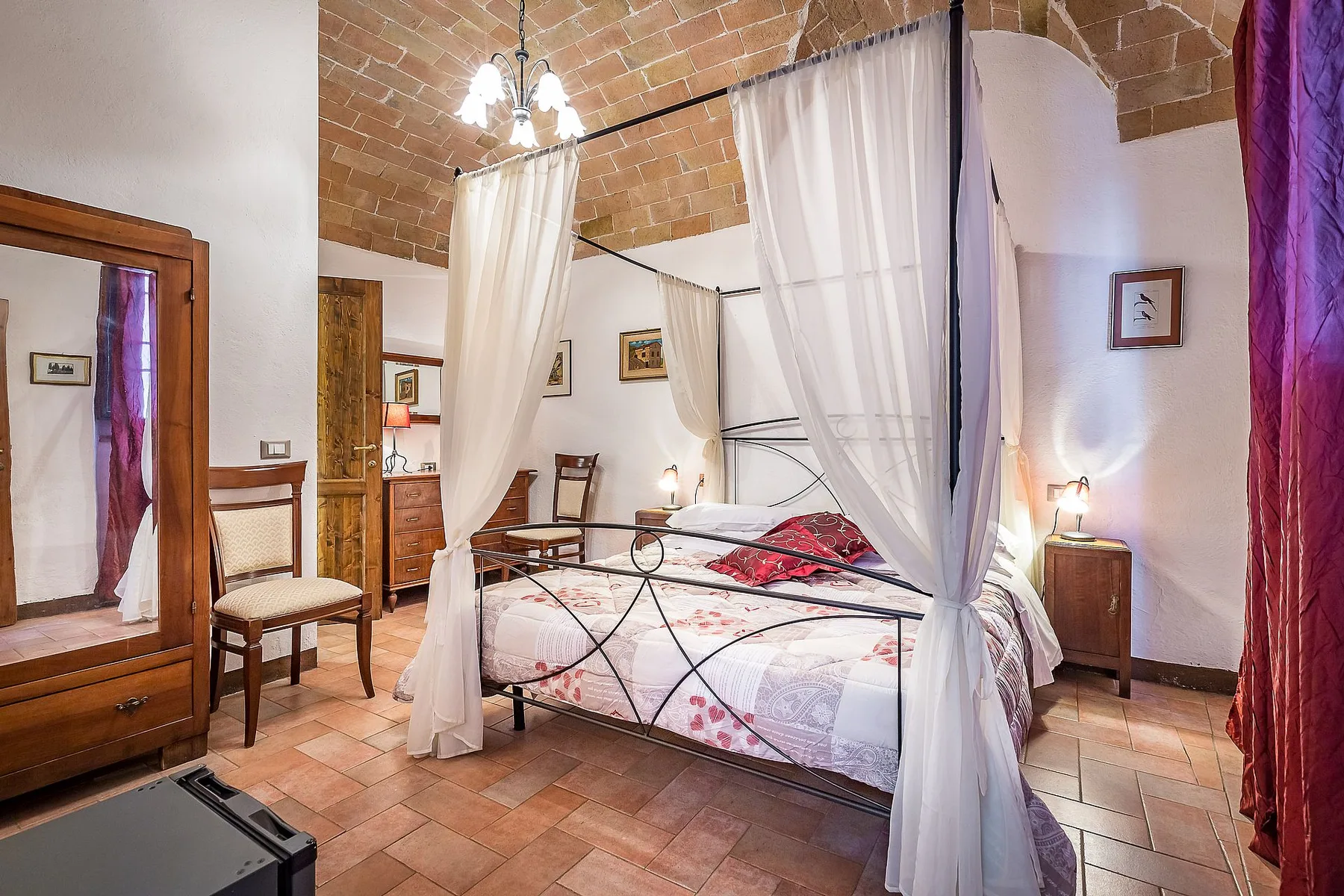 Habitación doble en la casa rural Poggiacolle