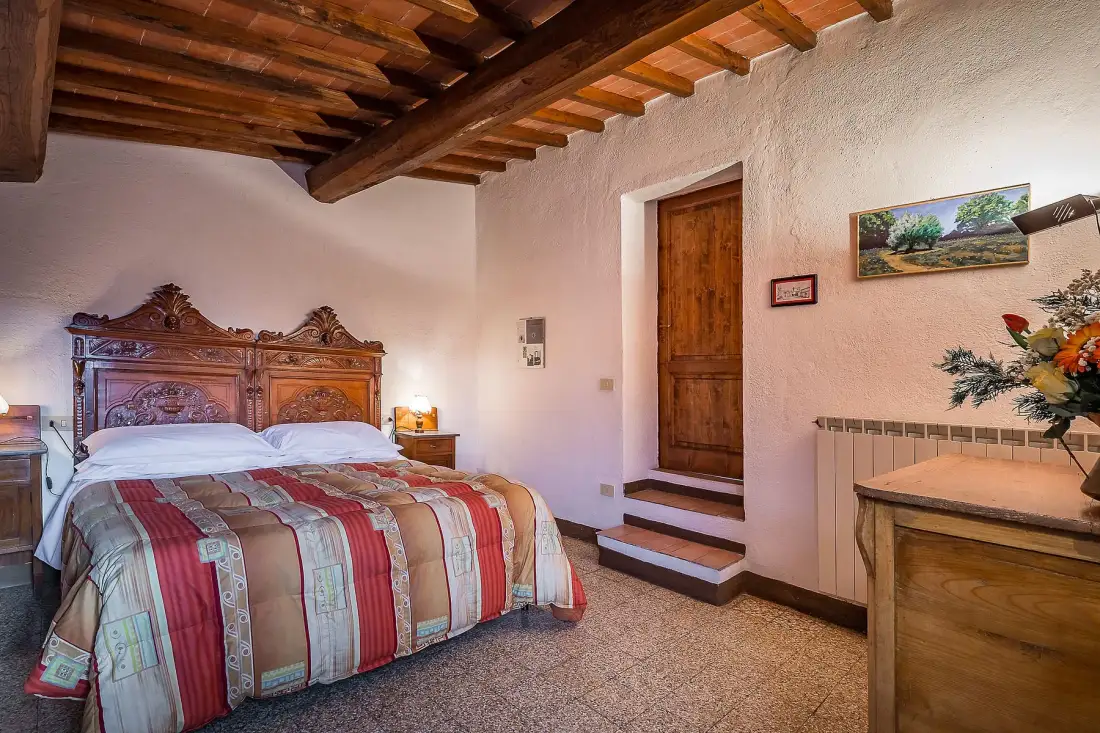 Habitación doble en la casa rural Poggiacolle