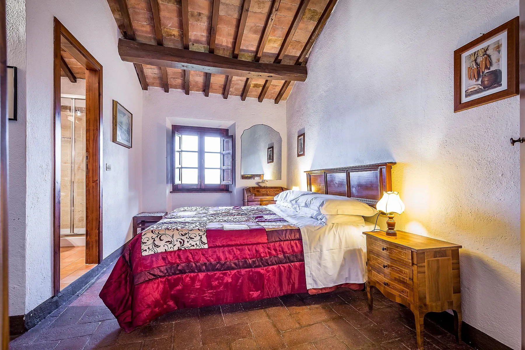 Habitación doble en la casa rural Poggiacolle