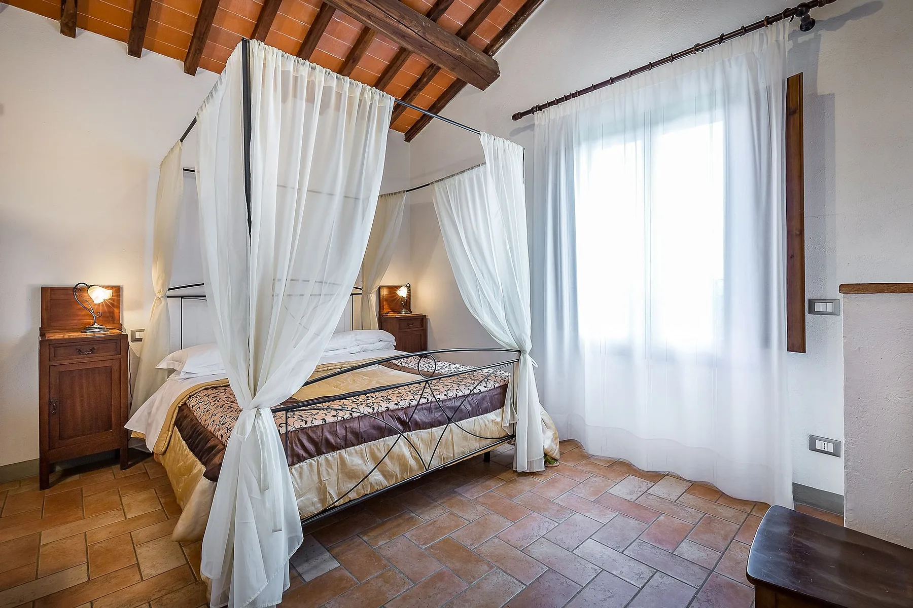 Habitación doble en la casa rural Poggiacolle